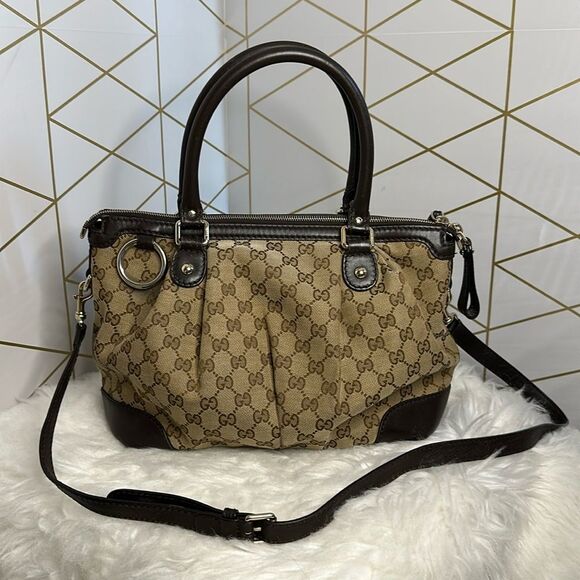 💯Authentic Gucci Two-Way Handbag🍀 - Picture 1 of 16